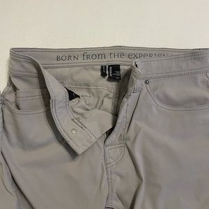 Prana Men’s Slim Fit Brion Pants, Grey, 31x32